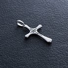 Серебряный крест "Спаси и Сохрани" 132979 от ювелирного магазина Оникс - 3