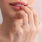 Помолвочное золотое кольцо с бриллиантом 218171121 от ювелирного магазина Оникс - 5