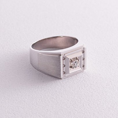 Золота печатка (діаманти) кит0815