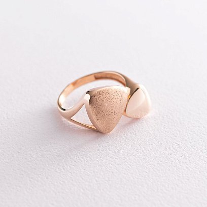 Каблучка в червоному золоті к05495