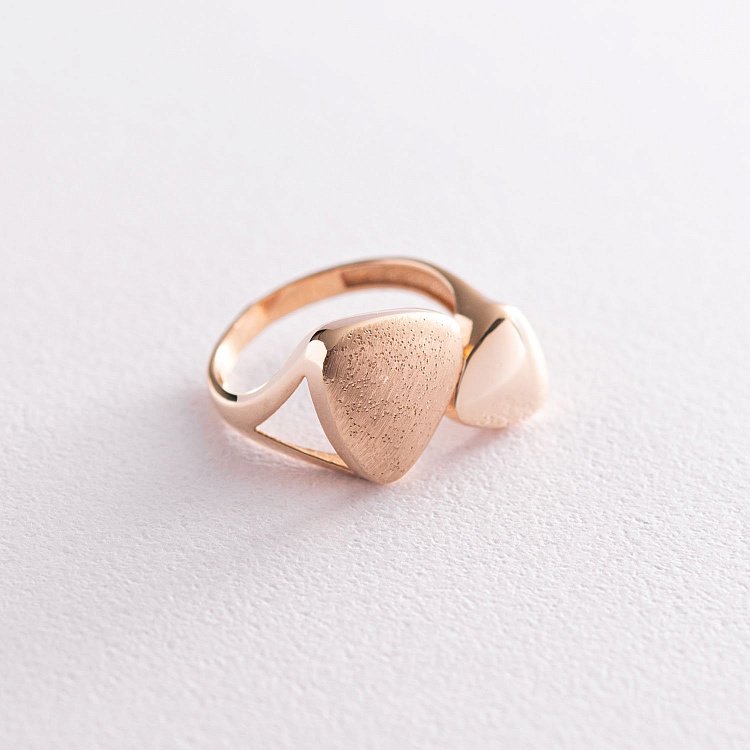 Каблучка в червоному золоті к05495 від ювелірного магазину Онікс