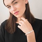 Золотой браслет с фианитами б02238 от ювелирного магазина Оникс - 1