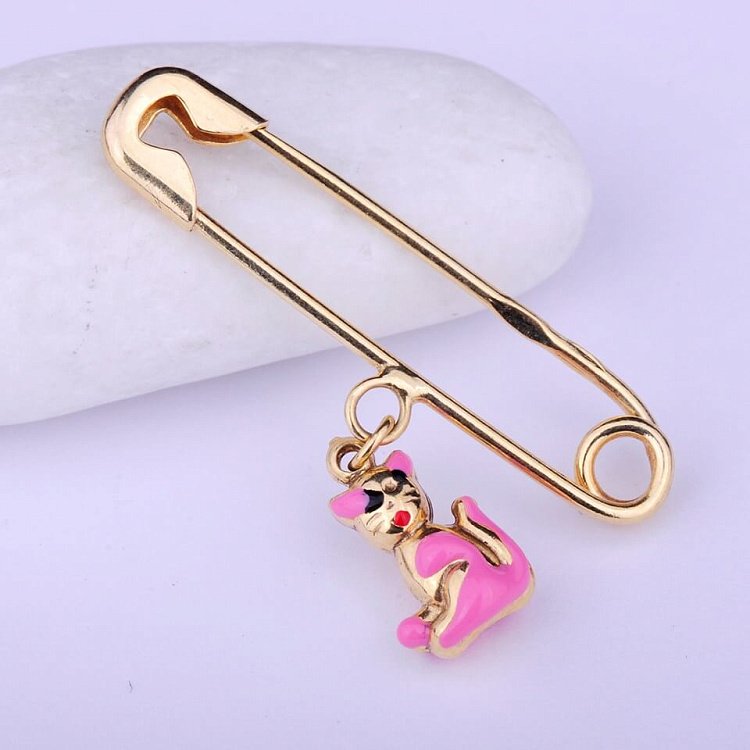 Золота шпилька "Кішечка" зак00093к від ювелірного магазину Онікс