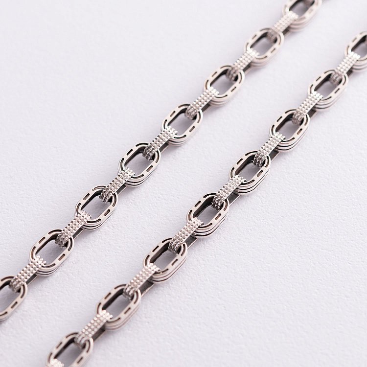 Чоловічий срібний ланцюжок Ц0051ч від ювелірного магазину Онікс - 2