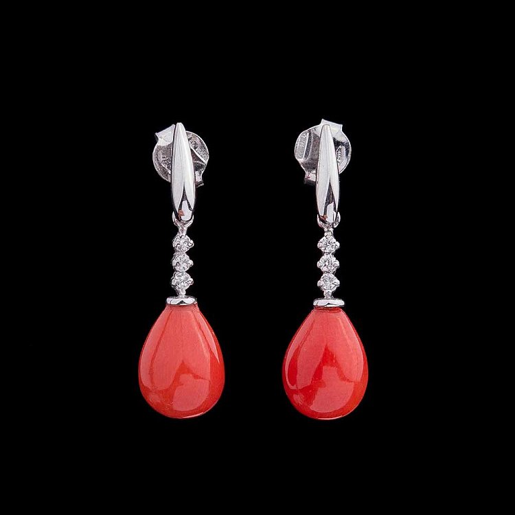 Золоті сережки з діамантами с355 від ювелірного магазину Онікс - 2