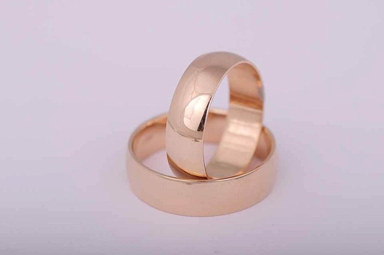 Обручальное кольцо обр000020 от ювелирного магазина Оникс - 1