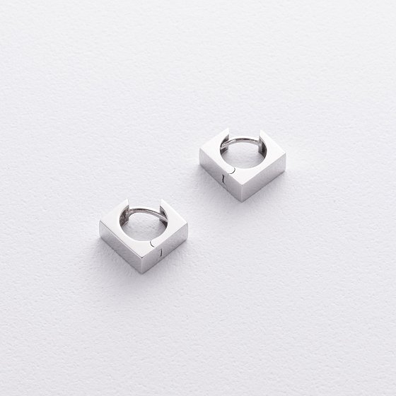 Сережки "Ризик" в сріблі 122783 №5