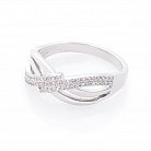 Золотое кольцо с бриллиантами T03089R от ювелирного магазина Оникс - 1