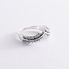 Серебряное кольцо "Веточки" (чернение) 112203 от ювелирного магазина Оникс - 2