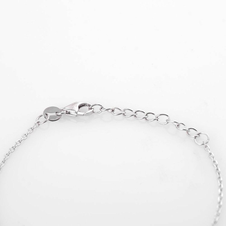 Браслет "Клевер" с ониксом и фианитом 141199 от ювелирного магазина Оникс - 2