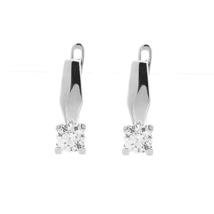 Золоті сережки (фіаніти) с05520 від ювелірного магазину Онікс