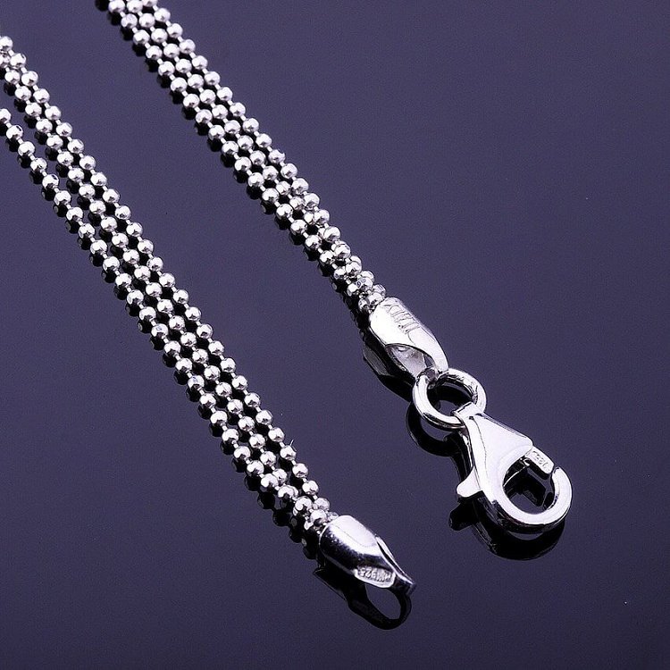 Цепочка из серебра шариковая (50см) 15091 от ювелирного магазина Оникс - 1