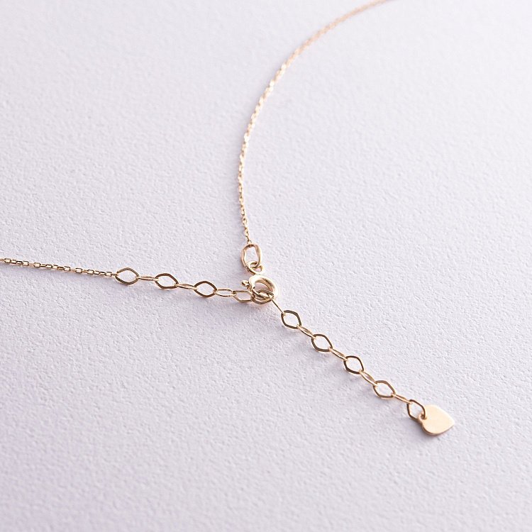 Колье "Крестик" в желтом золоте кол02268 от ювелирного магазина Оникс - 8