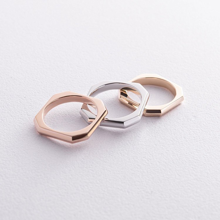 Кольцо "Дженнифер" в белом золоте к07419 от ювелирного магазина Оникс - 7