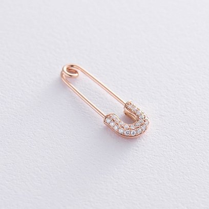 Золотая булавка с бриллиантами закб0005nl