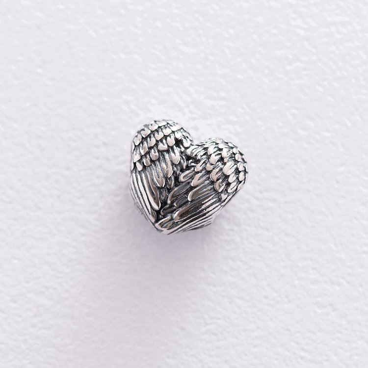 Серебряный шарм "Сердце" 132068 от ювелирного магазина Оникс - 2