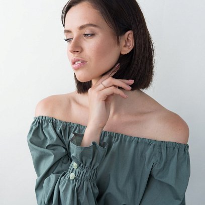 Золотое кольцо "Шарики" к06050 №4