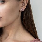 Срібні сережки - пусети "Зірочки" 122828 от ювелирного магазина Оникс - 1