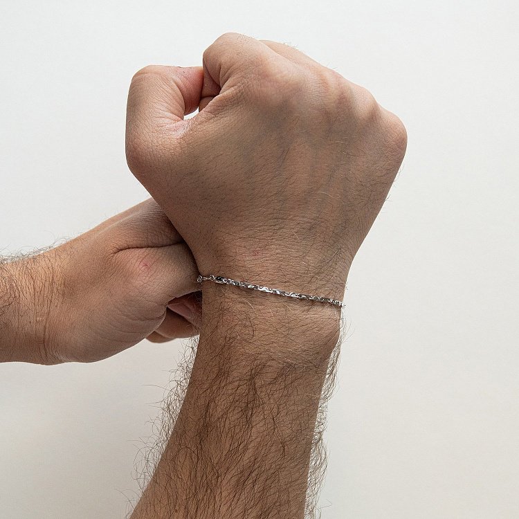 Срібний чоловічий браслет ZANCAN ESB165 від ювелірного магазину Онікс - 1