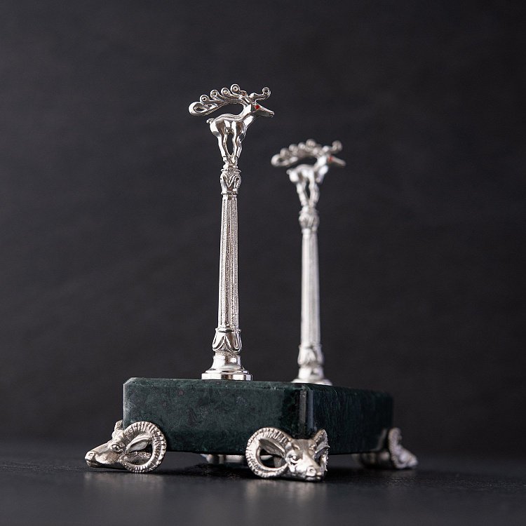 Серебряная фигура ручной работы 23154 от ювелирного магазина Оникс - 1