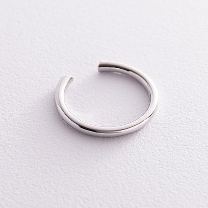 Каблучка "Джолін" у білому золоті (фіаніти) к07416 №3