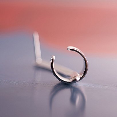 Срібна каффа "Дотик" (на ліве вушко) 122913л №8