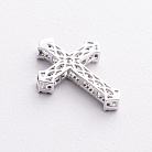 Хрестик у білому золоті (діаманти, сапфіри) пб0392ca от ювелирного магазина Оникс - 1