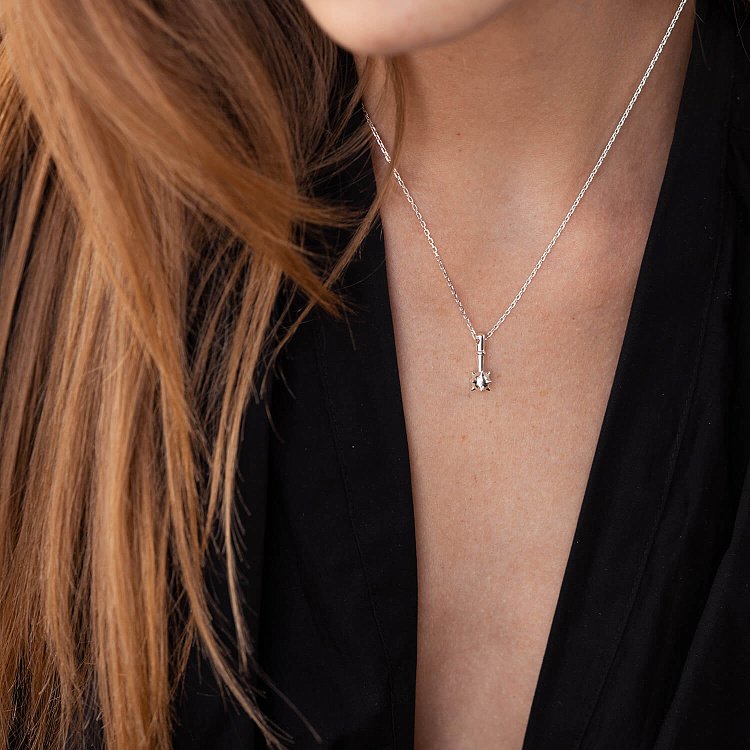 Кольє "Булава" у сріблі 181224 від ювелірного магазину Онікс - 5