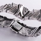 Срібний браслет з чорнінням 141518 от ювелирного магазина Оникс - 1