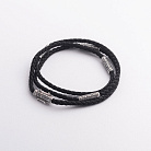 Срібний шнурок зі срібними вставками "Псалом 90" 1094шн от ювелирного магазина Оникс