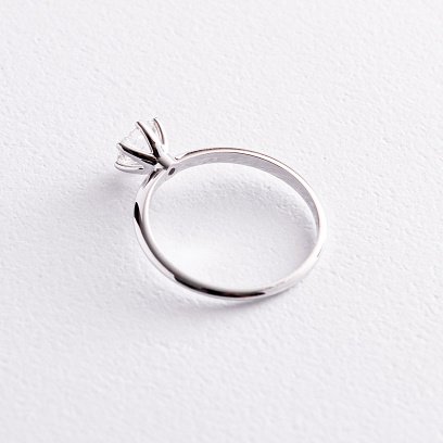 Заручальна золото каблучка з діамантом 211441121 №3