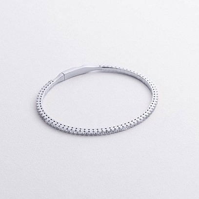 Золотой браслет "Clarice" с дорожкой камней б05558 №5