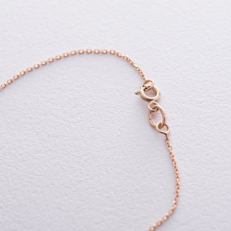 Кольє в червоному золоті (можливе гравіювання) кол01572 від ювелірного магазину Онікс - 3