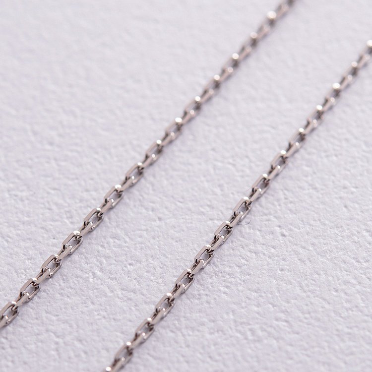 Серебряная цепочка с удлинителем 40 - 45 см (якорное плетение) рс116016 от ювелирного магазина Оникс - 1