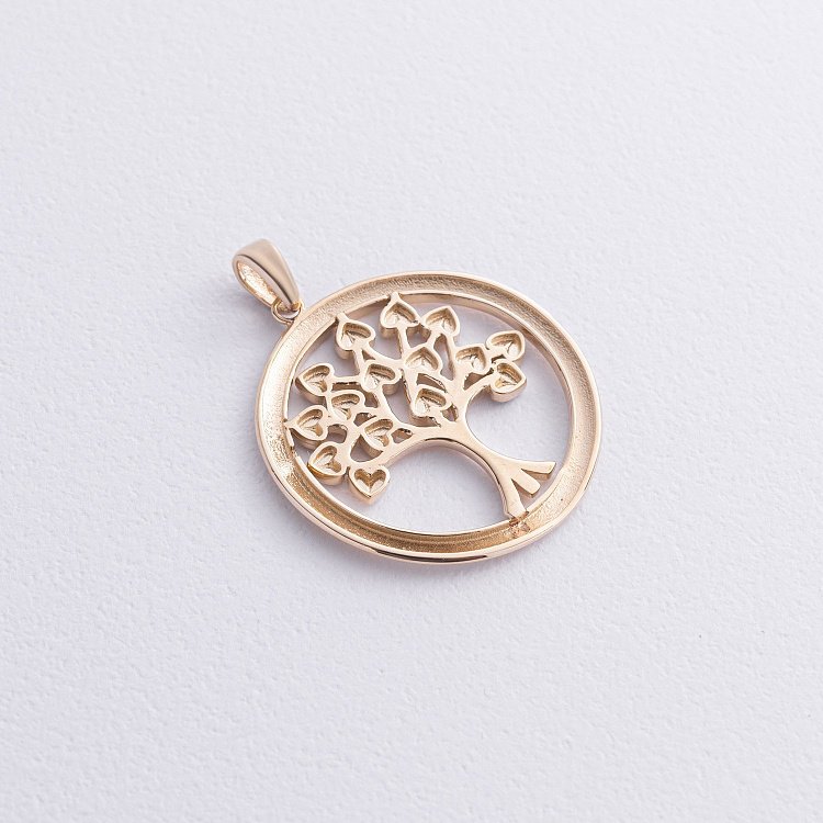 Підвіска "Дерево життя" у жовтому золоті п03972 від ювелірного магазину Онікс - 2