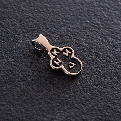 Дитячий золотий хрестик п02736 №7