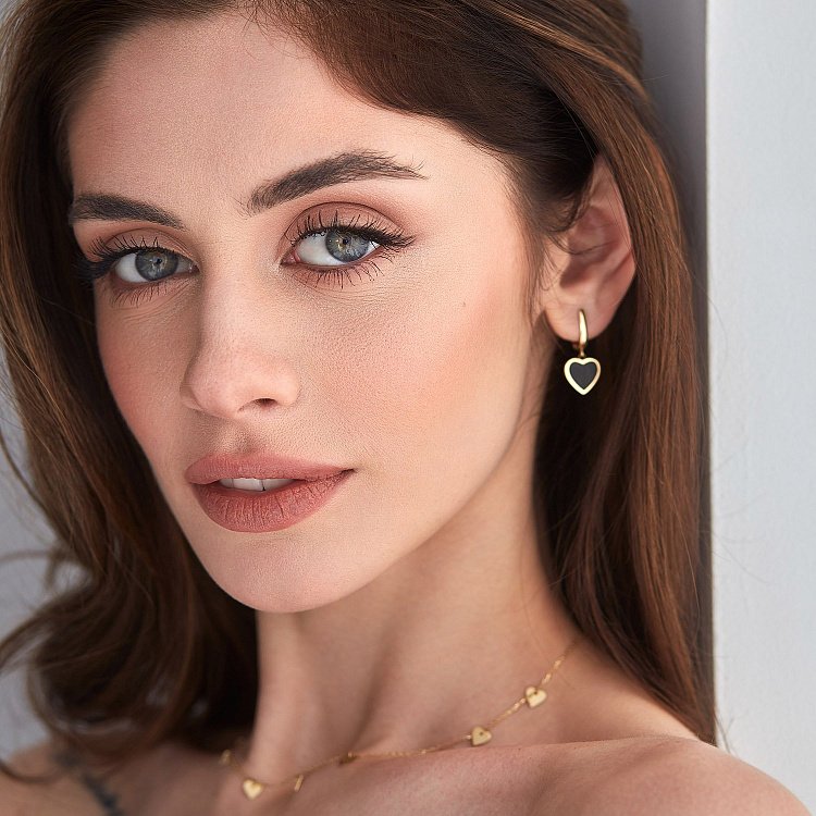 Золоте кольє "Сердечка" кол01447 від ювелірного магазину Онікс - 3