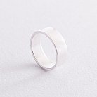 Серебряное кольцо "Минимализм" (возможна гравировка) 112144 от ювелирного магазина Оникс - 5