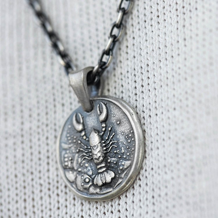 Срібний кулон "Знак зодіаку Рак" 133221рак від ювелірного магазину Онікс - 3