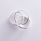 Серебряное кольцо "Круговорот" (тройное) 112554 от ювелирного магазина Оникс - 12