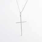 Золоте кольє "Хрестик" з діамантами колб0187va от ювелирного магазина Оникс - 1