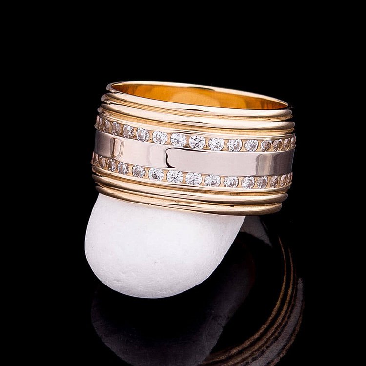 Обручальное кольцо обр000781 от ювелирного магазина Оникс - 2