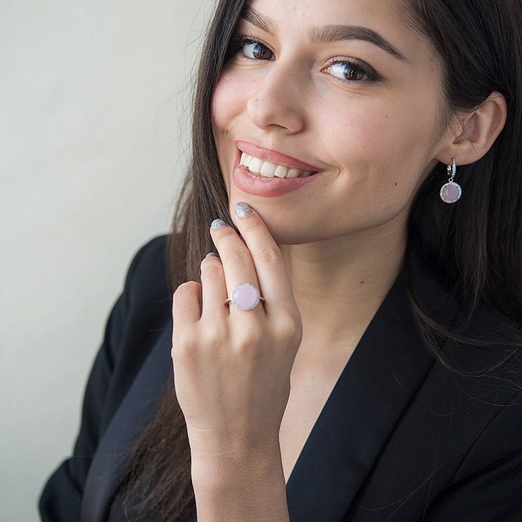 Сережки з фіанітами 121914 від ювелірного магазину Онікс - 4