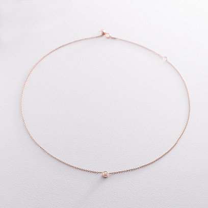 Золоте кольє (діамант) колб0030z №3