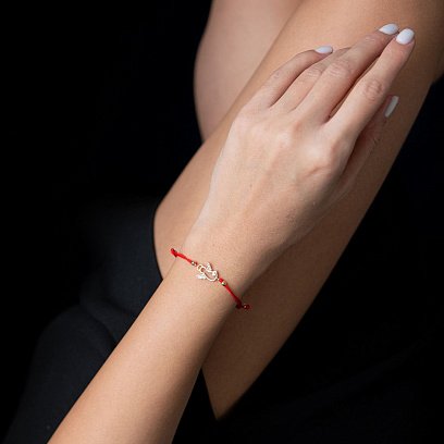 Браслет з червоною ниткою "Ангел" б04202 №2