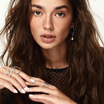 Серебряное кольцо "Jemma" 112781 №6