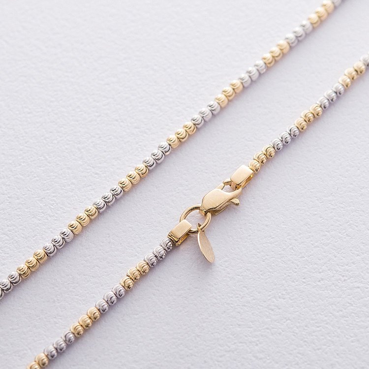 Золотий кульковий ланцюжок ц00302 від ювелірного магазину Онікс - 2