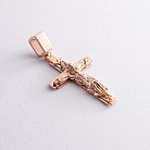 Золотий хрест "Трьох Святих" 11062400 от ювелирного магазина Оникс - 3