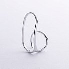 Серебряное кольцо "Elisa" (на два пальчика) 1245 от ювелирного магазина Оникс - 4