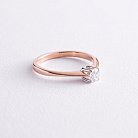 Помолвочное золотое кольцо с бриллиантом 218612421 от ювелирного магазина Оникс - 2